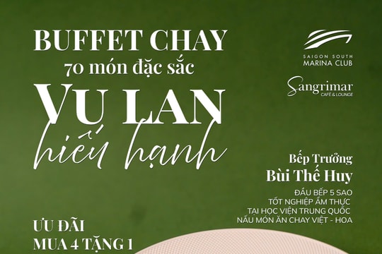 Đầu bếp năm sao sáng tạo món chay nhân mùa báo hiếu Đầu bếp năm sao sáng tạo món chay nhân mùa báo hiếu