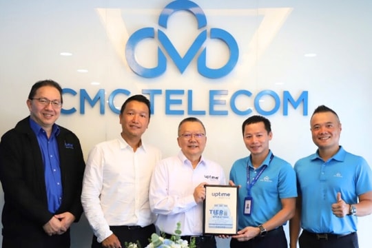 CMC Telecom nhận trọn bộ chứng chỉ Uptime về thiết kế, xây dựng, vận hành CMC Telecom nhận trọn bộ chứng chỉ Uptime về thiết kế, xây dựng, vận hành
