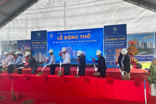 Lễ động thổ dự án Nhà ở xã hội Lê Thành Tân Kiên Lễ động thổ dự án Nhà ở xã hội Lê Thành Tân Kiên