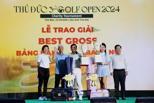 Giải Golf Thủ Đức mở rộng lần 3 thành công vượt kỳ vọng Giải Golf Thủ Đức mở rộng lần 3 thành công vượt kỳ vọng