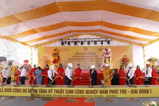 Khởi công Cụm công nghiệp lớn nhất Hà Nội