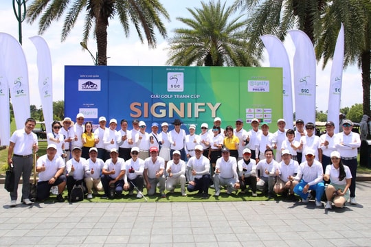 Giải golf Tranh cup Signify khép lại với thành công vượt kỳ vọng Giải golf Tranh cup Signify khép lại với thành công vượt kỳ vọng