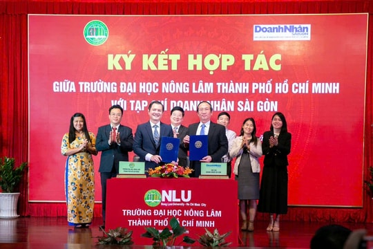 Tạp chí Doanh Nhân Sài Gòn bắt tay Đại học Nông Lâm TP.HCM kiến tạo đội ngũ “doanh nông” mới Tạp chí Doanh Nhân Sài Gòn bắt tay Đại học Nông Lâm TP.HCM kiến tạo đội ngũ “doanh nông” mới