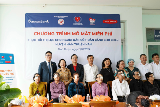 Sacombank và Dai-Ichi Life Việt Nam tiếp tục hành trình thiện nguyện 2024