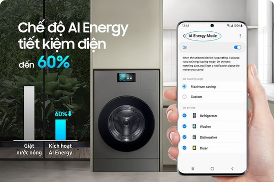 Máy giặt sấy bơm nhiệt Samsung Bespoke AI Heatpump thu hút sự quan tâm của người dùng Việt Máy giặt sấy bơm nhiệt Samsung Bespoke AI Heatpump thu hút sự quan tâm của người dùng Việt