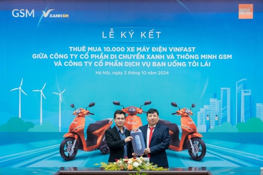 Thêm một đối tác của GSM thuê mua bổ sung 10.000 xe điện, “phủ xanh” miền Trung và Tây Nguyên Thêm một đối tác của GSM thuê mua bổ sung 10.000 xe điện, “phủ xanh” miền Trung và Tây Nguyên