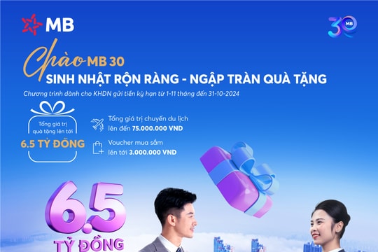 MB tri ân 30 năm đồng hành bền vững cùng doanh nghiệp Việt Nam MB tri ân 30 năm đồng hành bền vững cùng doanh nghiệp Việt Nam