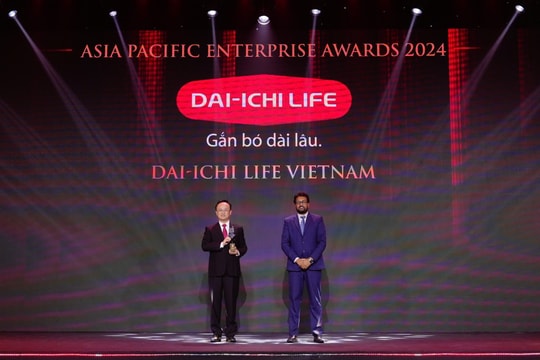 Dai-ichi Life Việt Nam đạt hai giải thưởng lớn tại APEA 2024 Dai-ichi Life Việt Nam đạt hai giải thưởng lớn tại APEA 2024
