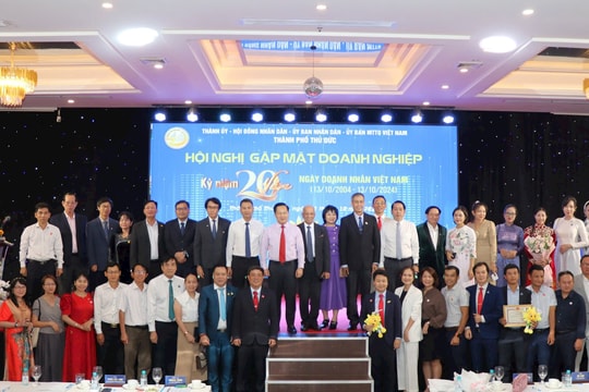 Lãnh đạo TP. Thủ Đức gặp mặt hơn 150 doanh nghiệp TBA Lãnh đạo TP. Thủ Đức gặp mặt hơn 150 doanh nghiệp TBA
