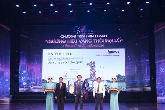 Amway Việt Nam nhận Giải thưởng Thương hiệu vàng phát triển bền vững Amway Việt Nam nhận Giải thưởng Thương hiệu vàng phát triển bền vững
