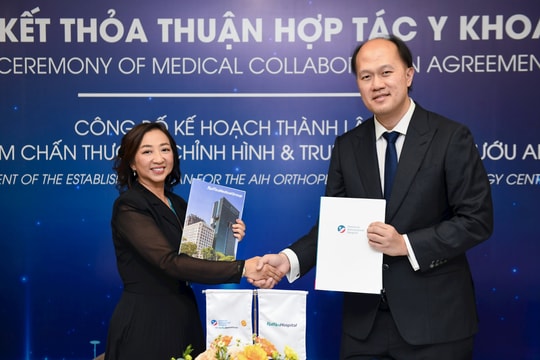 Bệnh viện Quốc tế Mỹ (AIH) ký kết hợp tác với Bệnh viện Raffles Singapore Bệnh viện Quốc tế Mỹ (AIH) ký kết hợp tác với Bệnh viện Raffles Singapore