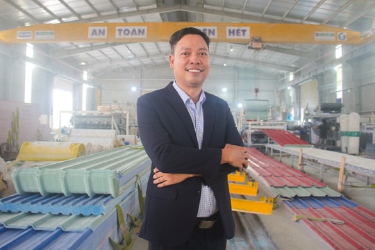 CEO Giang Công Nục và giấc mơ sản xuất tôn ngói nhựa bằng vật liệu nguyên sinh