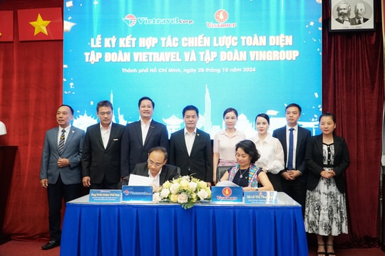 Vietravel Corp và Vingroup hợp tác thúc đẩy du lịch xanh - di chuyển xanh Vietravel Corp và Vingroup hợp tác thúc đẩy du lịch xanh - di chuyển xanh