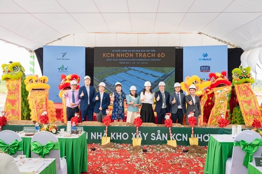 KCN Việt Nam khởi công dự án 100.000m2 nhà kho xây sẵn KCN Việt Nam khởi công dự án 100.000m2 nhà kho xây sẵn