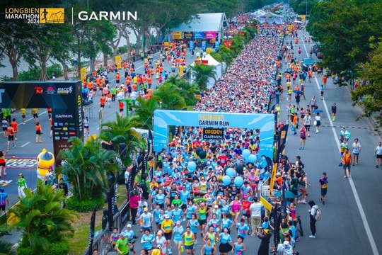 Hàng ngàn vận động viên tham gia Giải chạy Longbien Garmin Run 2024 Hàng ngàn vận động viên tham gia Giải chạy Longbien Garmin Run 2024