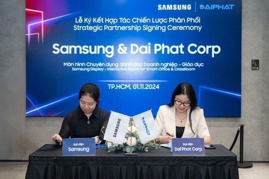 Samsung hợp tác với Đại Phát đưa màn hình tương tác WAD Series vào giáo dục Samsung hợp tác với Đại Phát đưa màn hình tương tác WAD Series vào giáo dục
