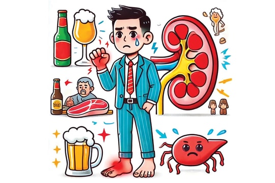 Từ gút đến suy thận Từ gút đến suy thận