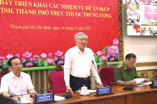 Đẩy nhanh tiến độ, tạo bước chuyển biến căn bản trong triển khai thực hiện Đề án 06