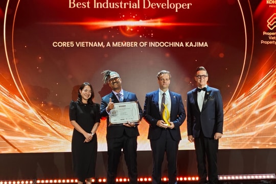 Core5 Việt Nam được vinh danh là Nhà phát triển bất động sản công nghiệp tốt nhất 2024