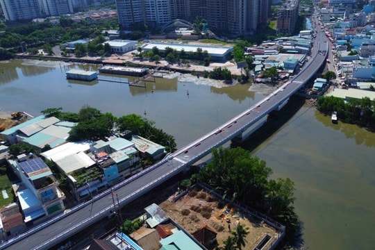 Cầu Rạch Đỉa dự kiến được thông xe vào cuối tháng 11