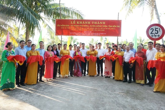 HREC khánh thành hai cây cầu dân sinh ở Bến Tre và Vĩnh Long