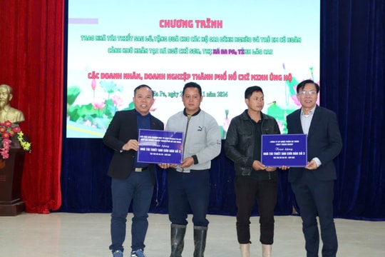 Doanh nghiệp TP.HCM xây nhà cho đồng bào ở Tây Bắc