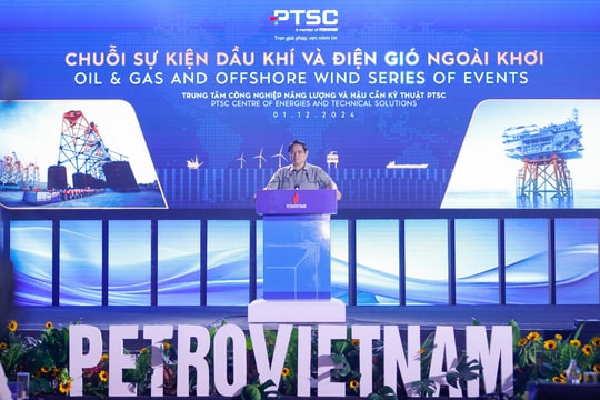 Thủ tướng: Làm chủ công nghệ điện gió ngoài khơi, đưa Việt Nam thành trung tâm năng lượng tái tạo thế giới Thủ tướng: Làm chủ công nghệ điện gió ngoài khơi, đưa Việt Nam thành trung tâm năng lượng tái tạo thế giới