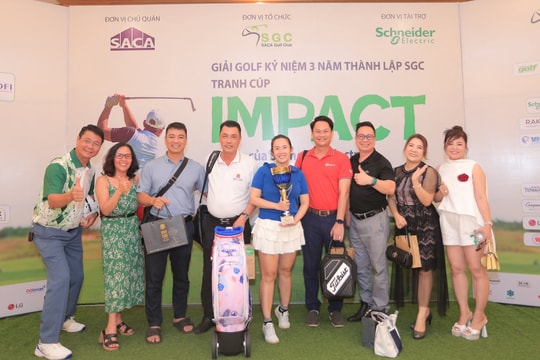 Giải Golf kỷ niệm 3 năm thành lập Câu lạc bộ Golf SACA diễn ra thành công tốt đẹp