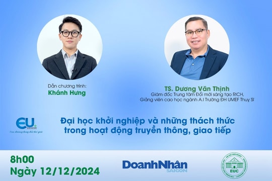 Đại học khởi nghiệp và những thách thức trong hoạt động truyền thông, giao tiếp