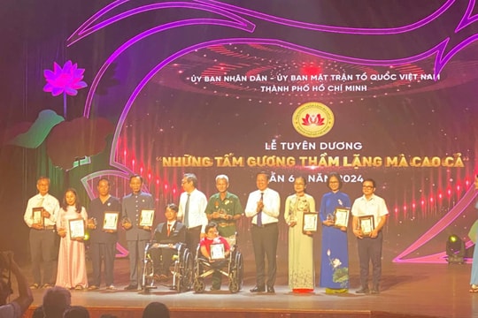TP.HCM tuyên dương "Những tấm gương thầm lặng mà cao cả"