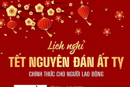 TP.HCM thông báo lịch nghỉ Tết Ất Tỵ 2025