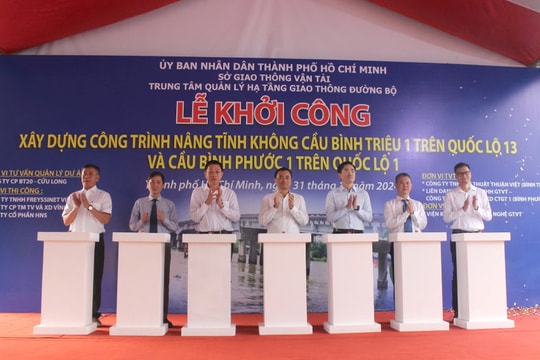 Nâng cầu Bình Triệu 1 và cầu Bình Phước 1 để kết nối vùng