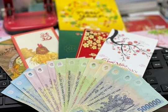 Thưởng Tết Nguyên đán 2025 bình quân tăng 13% so với năm trước Thưởng Tết Nguyên đán 2025 bình quân tăng 13% so với năm trước