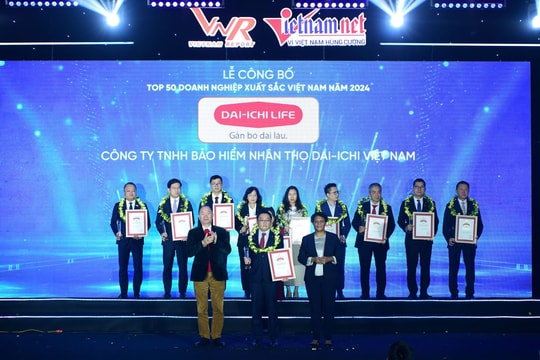 9 năm liên tiếp, Dai-ichi Life Việt Nam nhận danh hiệu “Top 500 Doanh nghiệp lớn nhất Việt Nam” 9 năm liên tiếp, Dai-ichi Life Việt Nam nhận danh hiệu “Top 500 Doanh nghiệp lớn nhất Việt Nam”