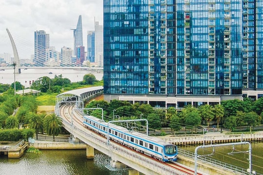 Kỷ nguyên mới nhìn từ tuyến Metro số 1 Kỷ nguyên mới nhìn từ tuyến Metro số 1