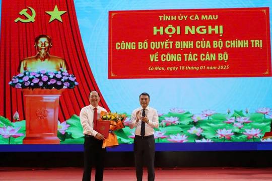 Ông Nguyễn Hồ Hải làm Bí thư Tỉnh ủy Cà Mau Ông Nguyễn Hồ Hải làm Bí thư Tỉnh ủy Cà Mau