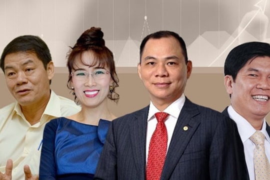 Forbes công bố top 5 tỷ phú USD của Việt Nam Forbes công bố top 5 tỷ phú USD của Việt Nam