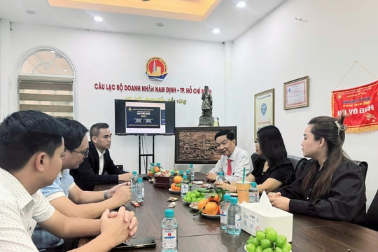 Tạp chí Doanh Nhân Sài Gòn thăm và chúc Tết Câu lạc bộ Doanh nhân Nam Định tại TP.HCM