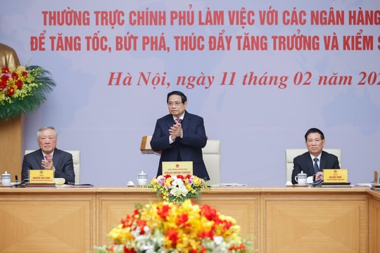 Thủ tướng đề nghị ngành ngân hàng thực hiện 8 nhiệm vụ, giải pháp cùng đất nước phát triển Thủ tướng đề nghị ngành ngân hàng thực hiện 8 nhiệm vụ, giải pháp cùng đất nước phát triển