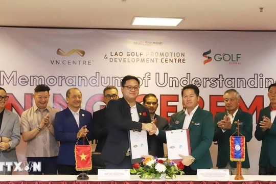 Hiệp hội Golf Việt Nam và Liên đoàn Golf quốc gia Lào ký kết Biên bản ghi nhớ hợp tác Hiệp hội Golf Việt Nam và Liên đoàn Golf quốc gia Lào ký kết Biên bản ghi nhớ hợp tác