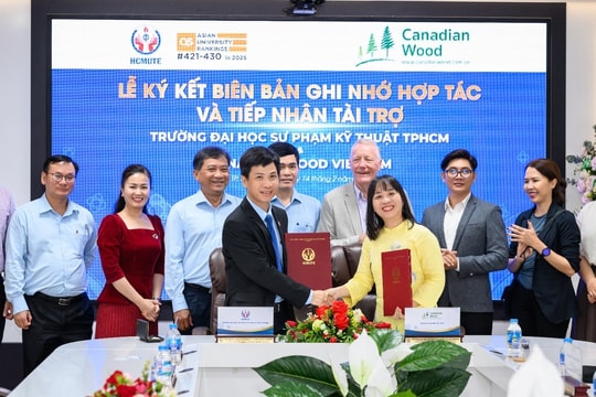 HCMUTE và Canadian Wood Việt Nam hợp tác truyền cảm hứng về phát triển bền vững đến thế hệ trẻ HCMUTE và Canadian Wood Việt Nam hợp tác truyền cảm hứng về phát triển bền vững đến thế hệ trẻ
