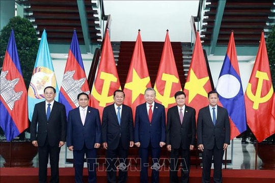 Thắt chặt mối quan hệ hợp tác Việt Nam - Lào - Campuchia Thắt chặt mối quan hệ hợp tác Việt Nam - Lào - Campuchia