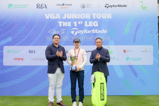 Lê Chúc An giành chức vô địch thứ 2 trong hệ thống giải trẻ VGA Junior Tour Lê Chúc An giành chức vô địch thứ 2 trong hệ thống giải trẻ VGA Junior Tour