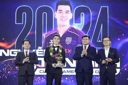 Tiến Linh, Thùy Trang giành Quả bóng vàng Việt Nam 2024 Tiến Linh, Thùy Trang giành Quả bóng vàng Việt Nam 2024