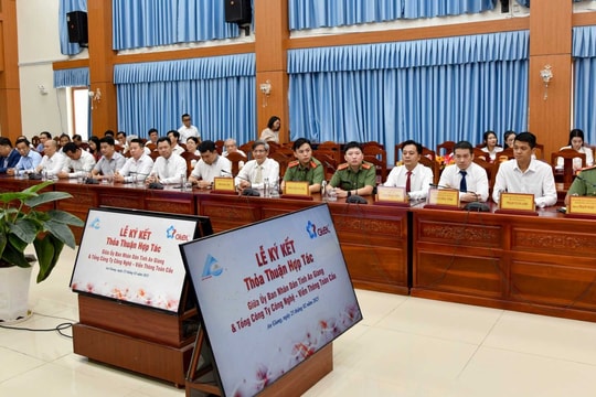 UBND tỉnh An Giang vừa ký kết với GTEL triển khai nhiệm vụ theo Đề án 06 UBND tỉnh An Giang vừa ký kết với GTEL triển khai nhiệm vụ theo Đề án 06