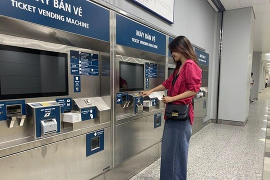 Bổ sung nhiều hình thức thanh toán mua vé không dùng tiền mặt cho metro số 1