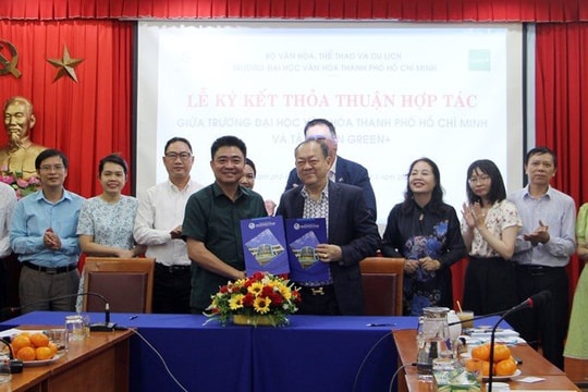 Tập đoàn Green+ cùng với Trường Đại học Văn hóa TP.HCM thúc đẩy phát triển đô thị xanh và khởi nghiệp Tập đoàn Green+ cùng với Trường Đại học Văn hóa TP.HCM thúc đẩy phát triển đô thị xanh và khởi nghiệp