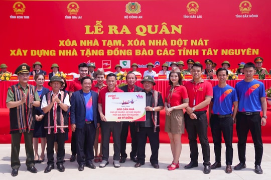Vietjet và Vikki Digital Bank chung tay xóa nhà tạm, nhà dột nát cho người dân Vietjet và Vikki Digital Bank chung tay xóa nhà tạm, nhà dột nát cho người dân