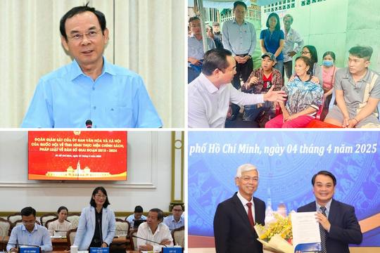 Hoạt động của lãnh đạo TP.HCM trong tuần (31/3 - 6/4) Hoạt động của lãnh đạo TP.HCM trong tuần (31/3 - 6/4)
