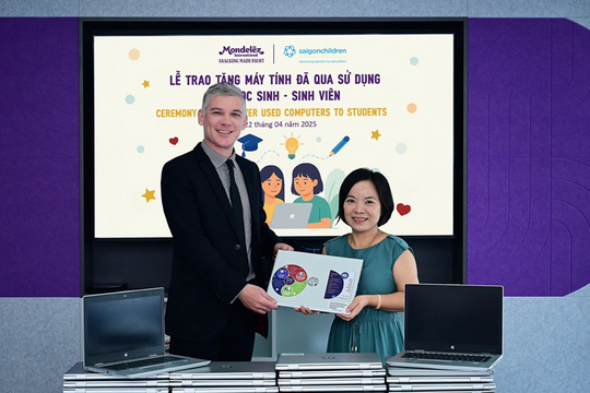 Mondelez Kinh Đô hỗ trợ học sinh, sinh viên nâng cao chất lượng học tập